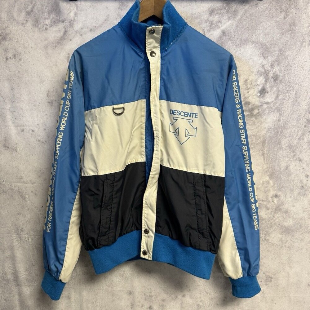 Vintage Descente Ski Jacket Mens Small Full Zip Insulated Winter